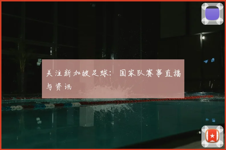 关注新加坡足球：国家队赛事直播与资讯